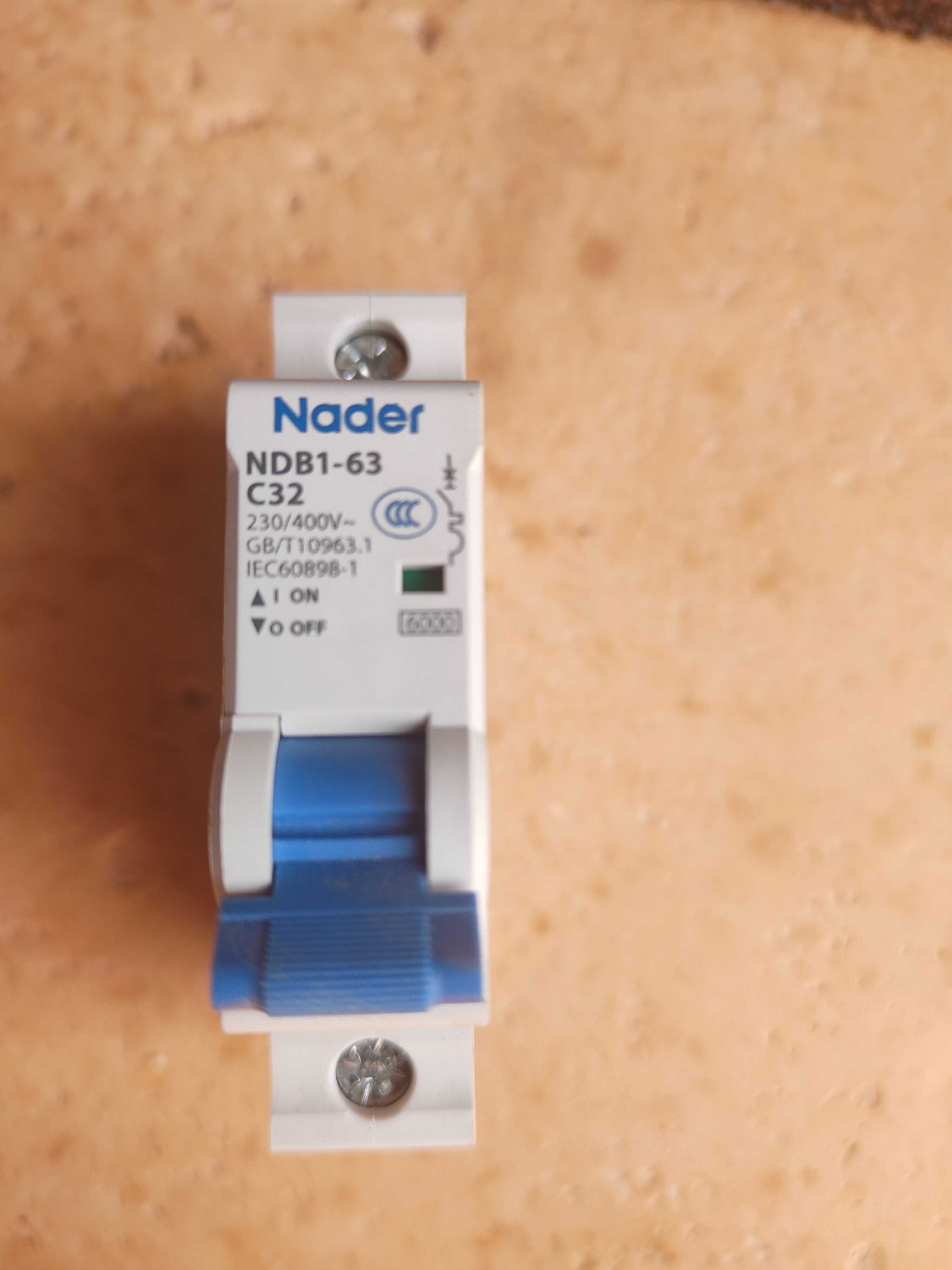 wyłącznika nadprądowy Nader NDB1-63 C32