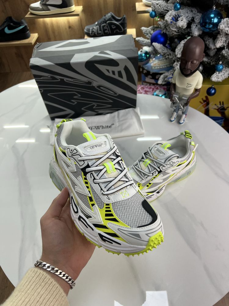 Кросівки OFF-WHITE Be Right White / Green