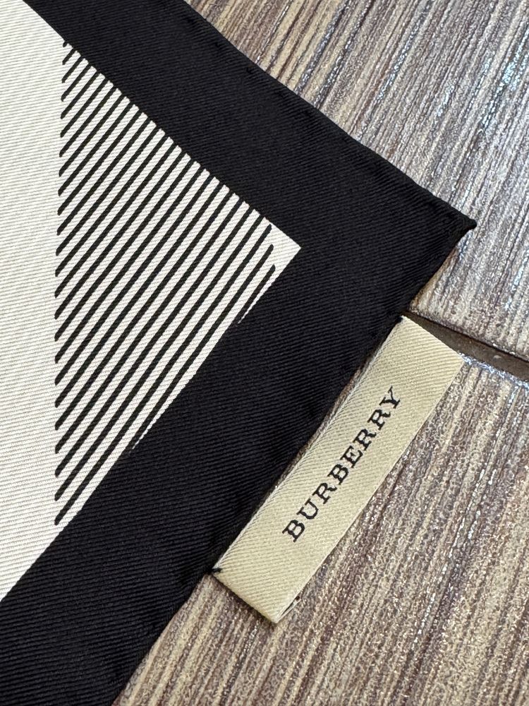 Шовкова хустка, платок з натурального шовку Burberry оригінал