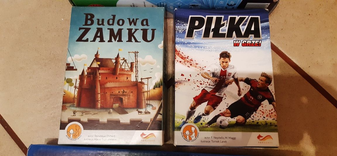 Zestaw gier piłka,zamek,bingo,kalambury