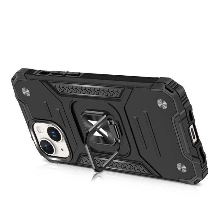 Pancerne etui z ringiem Wozinsky Ring Armor do iPhone 15 - czerwone