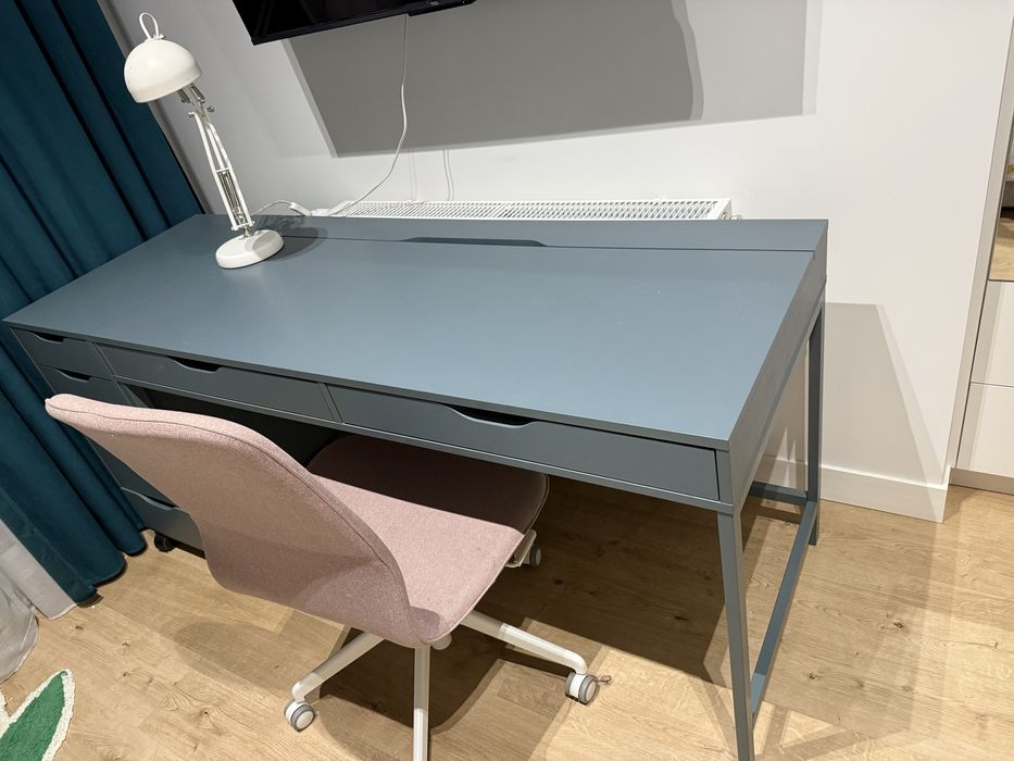 Zestaw Biurko Alex 58x132 , szafka Alex, krzeslo