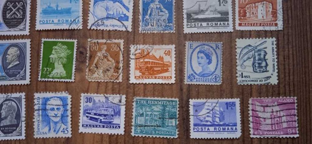 Filatelistyka znaczki pocztowe Blok Solidarność różne mix znaczków