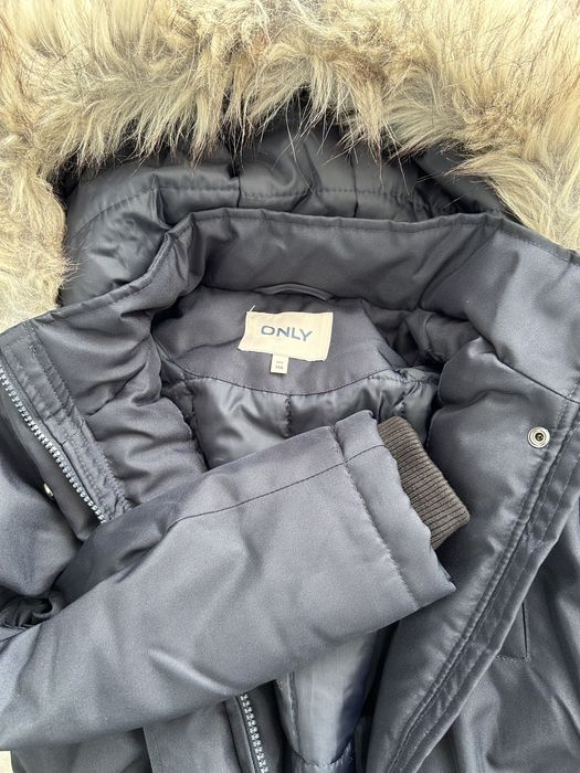 FANTÁSTICO Casaco Inverno PARKA rapariga 10-12 anos, 146cm. Como novo!