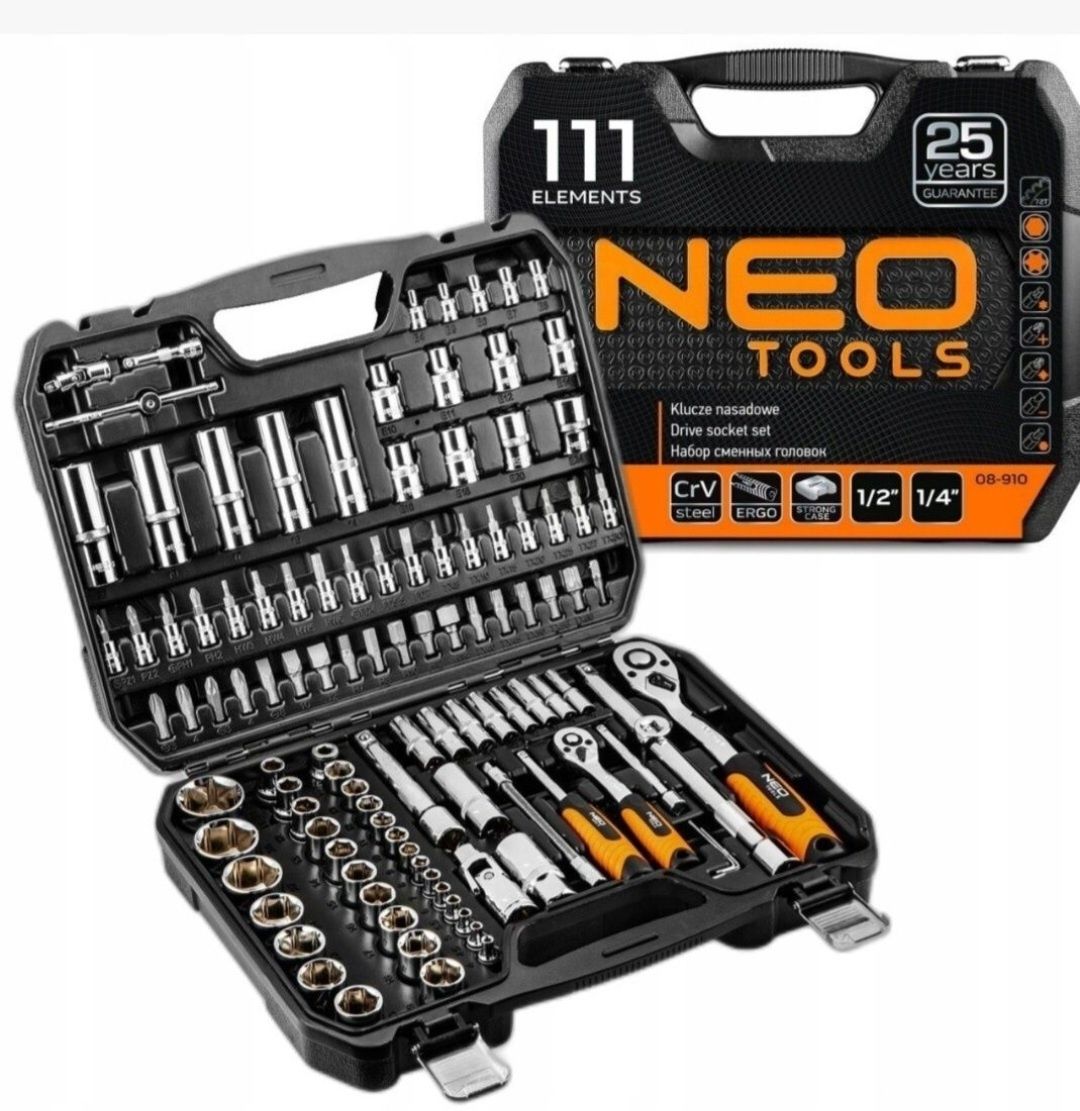 Zestaw kluczy nasadowych Neo Tools 08-910