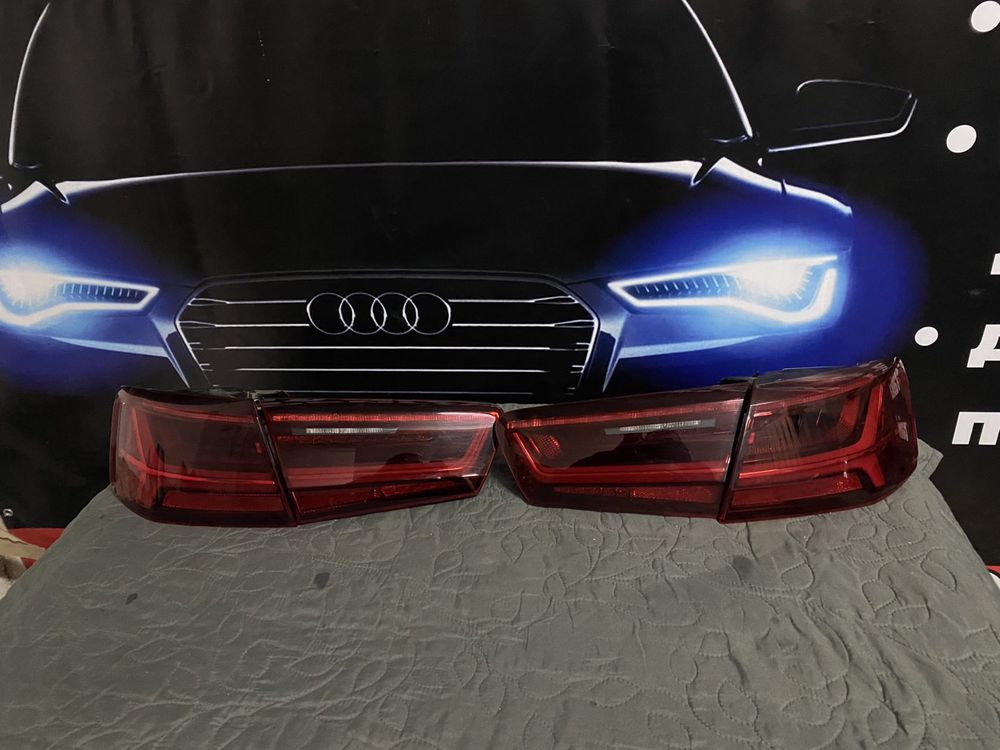Audi a6 c7 Седан Стопи LIFT MATRIX Фонари А6 Ауди матрикс Рестайл