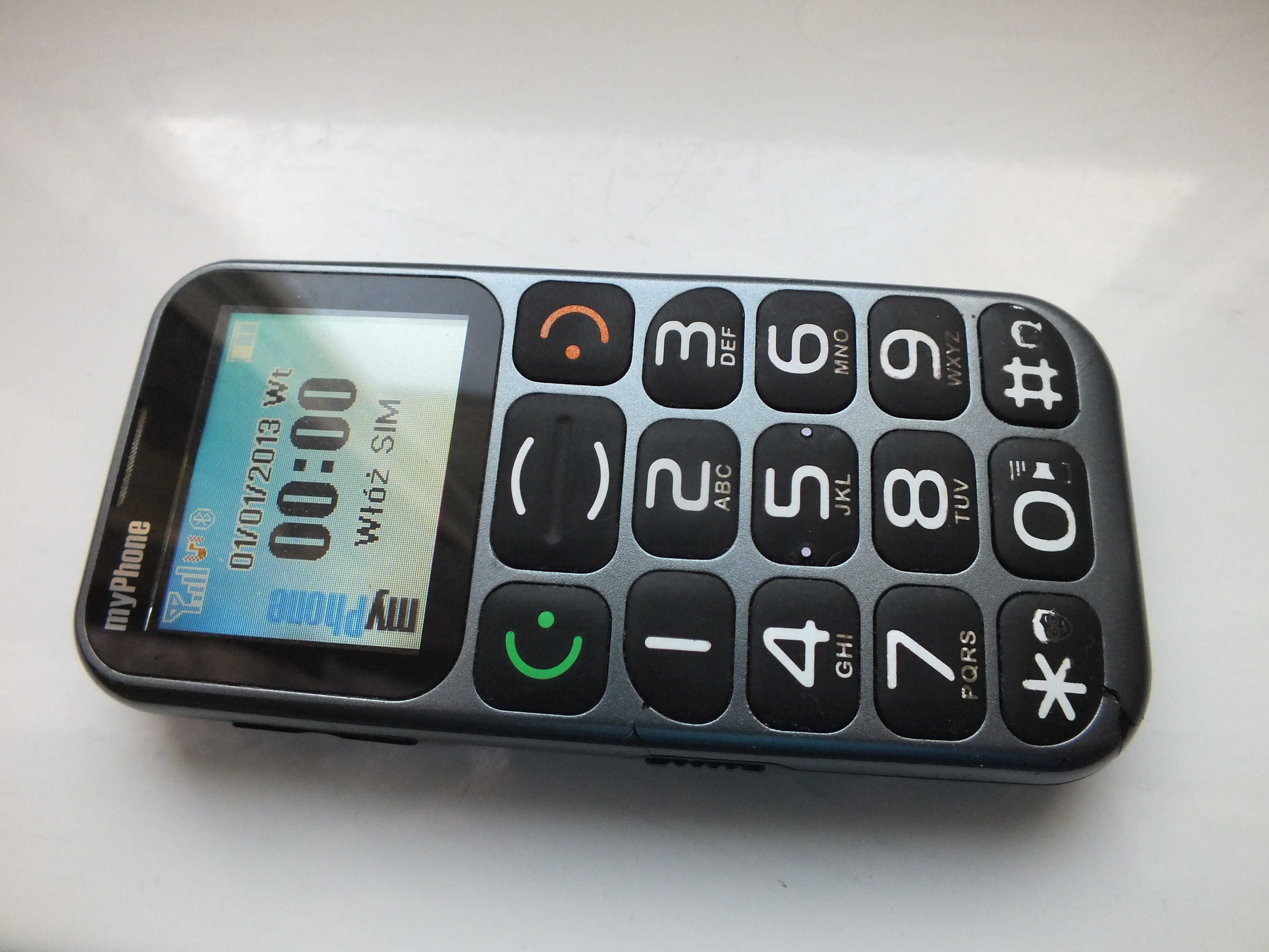 telefon MyPhone 1045 Simply+ ,ładowarka,  bateria insrukcja  sprawny