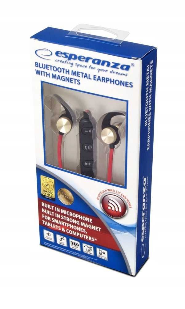 Słuchawki Bluetooth Bezprzewodowe Esperanza EH186L