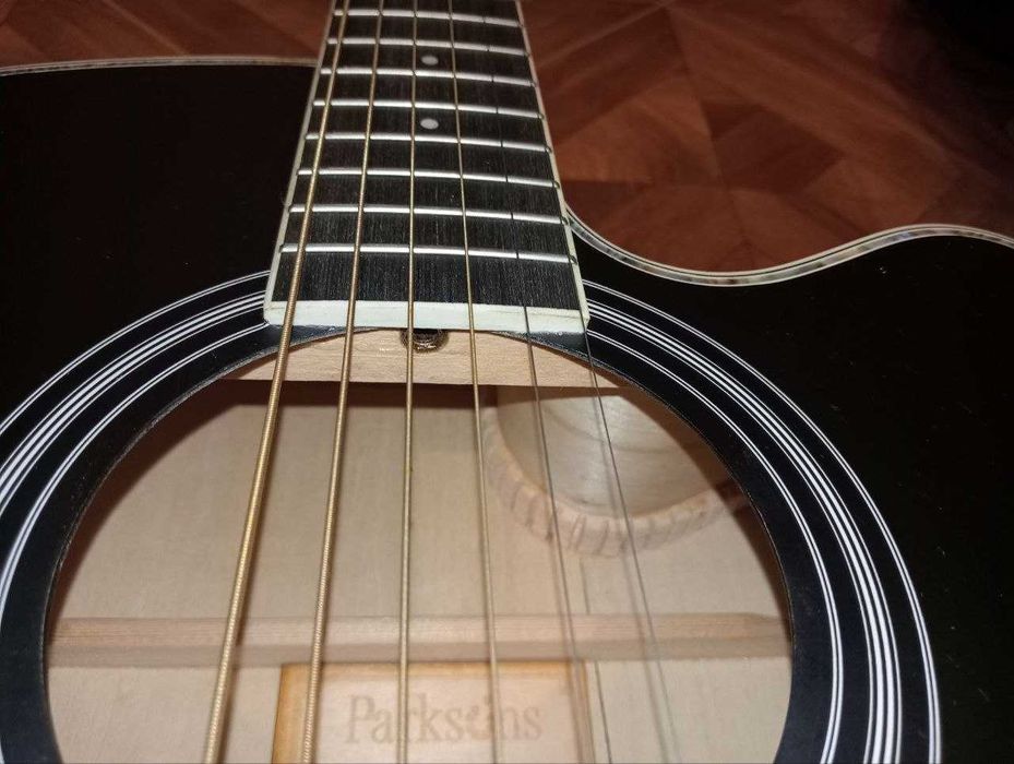 Aкустична чорна гітара Parksons Model JB4111С + Чохол
