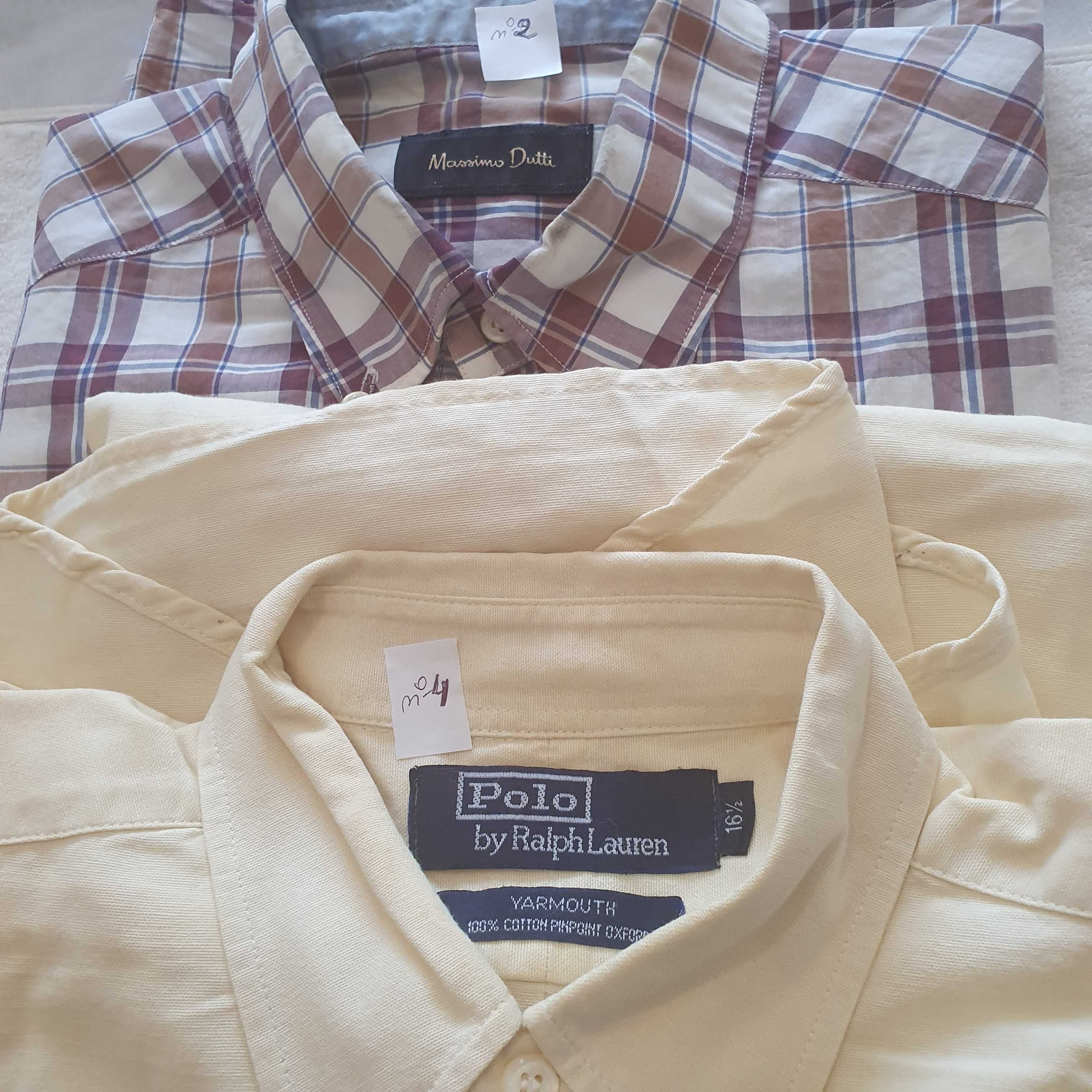 Camisas manga comprida e curta de homem