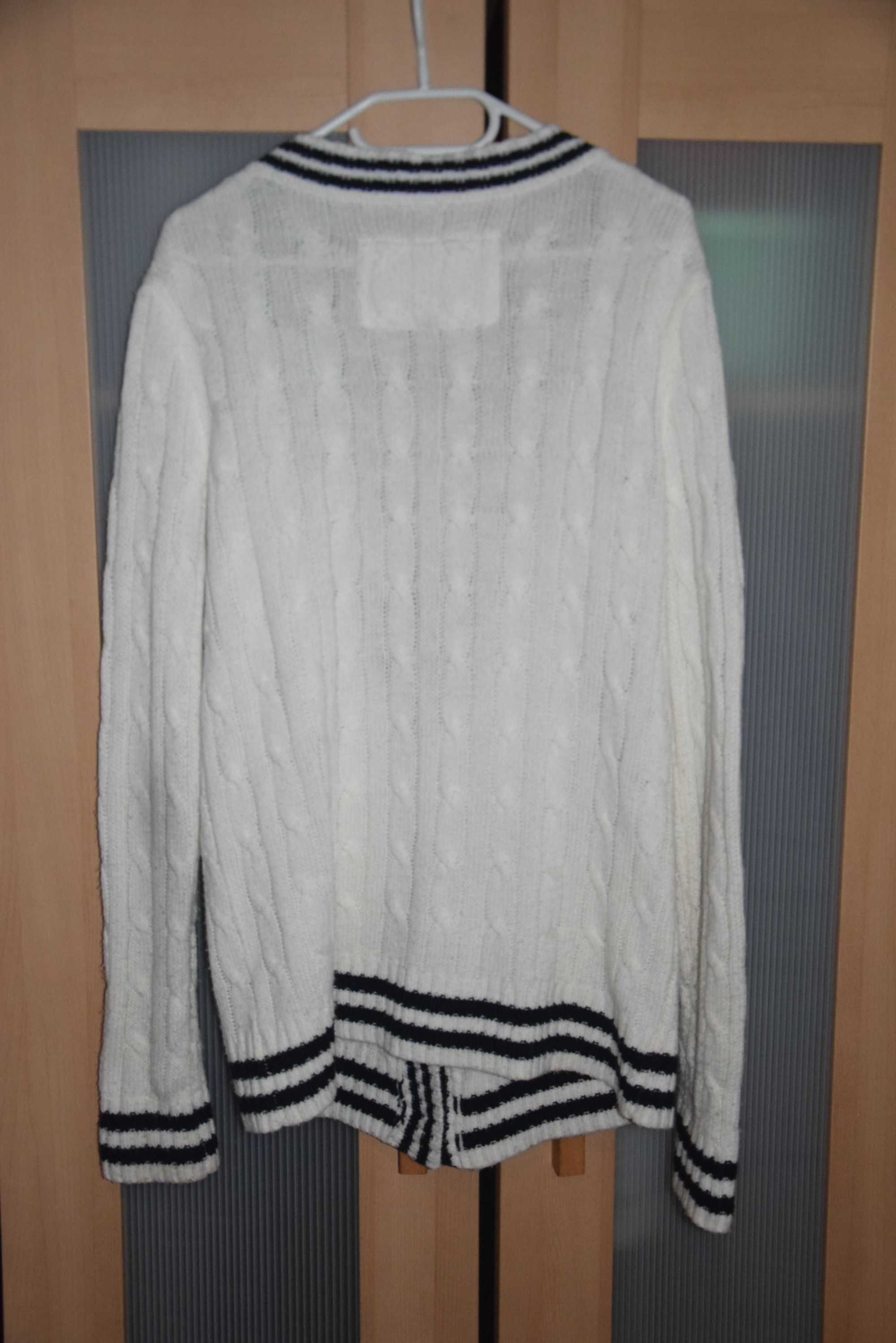 Paul's Boutique biały swetr kardigan M