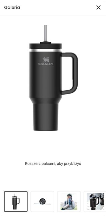 Kubek stanley quencher h2.0 flowstate tumbler czarny 1180ml nowy,