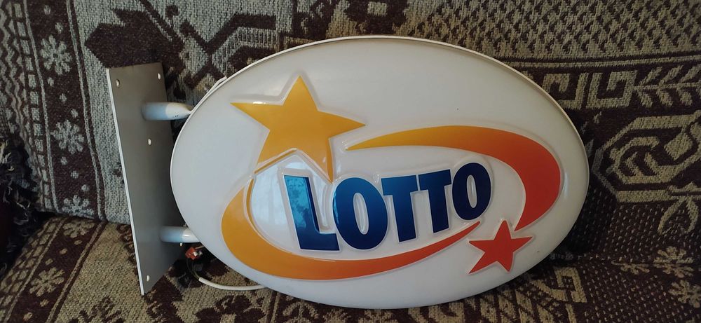 Reklama lotto podświetlana