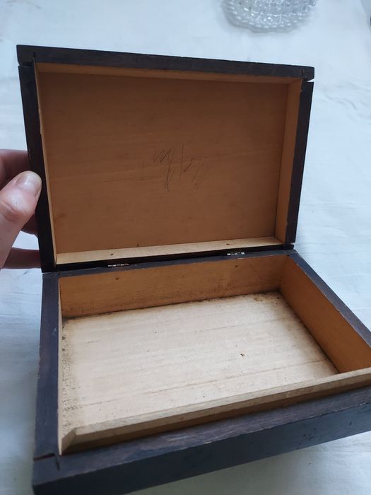 Pudelko drewniane góralskie prl vintage