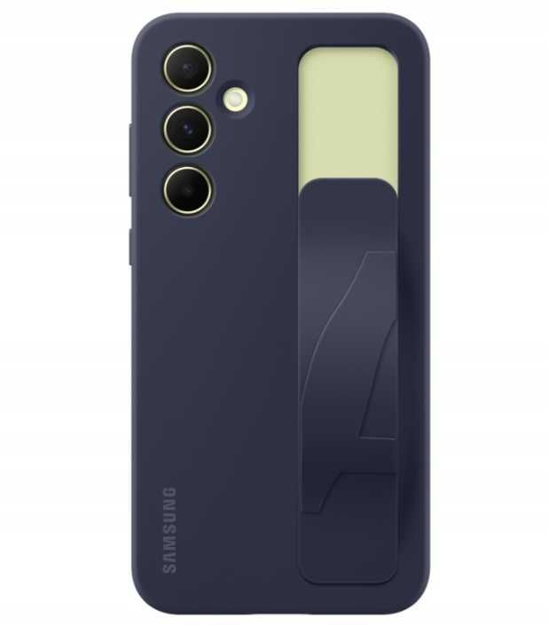 Etui Samsung Standing Grip Case blue-black / granatowe do Galaxy A55