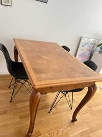 Stół rozkładany drewniany vintage + krzesła GRATIS