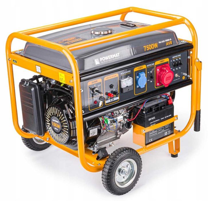 Agregat PRĄDOTWÓRCZY Generator 7500W 230V 400V AVR