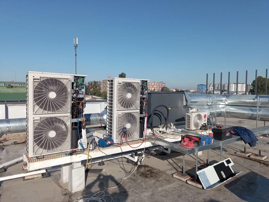 Монтаж кондиціонерів,  приточно-витяжні установки, Київ і область