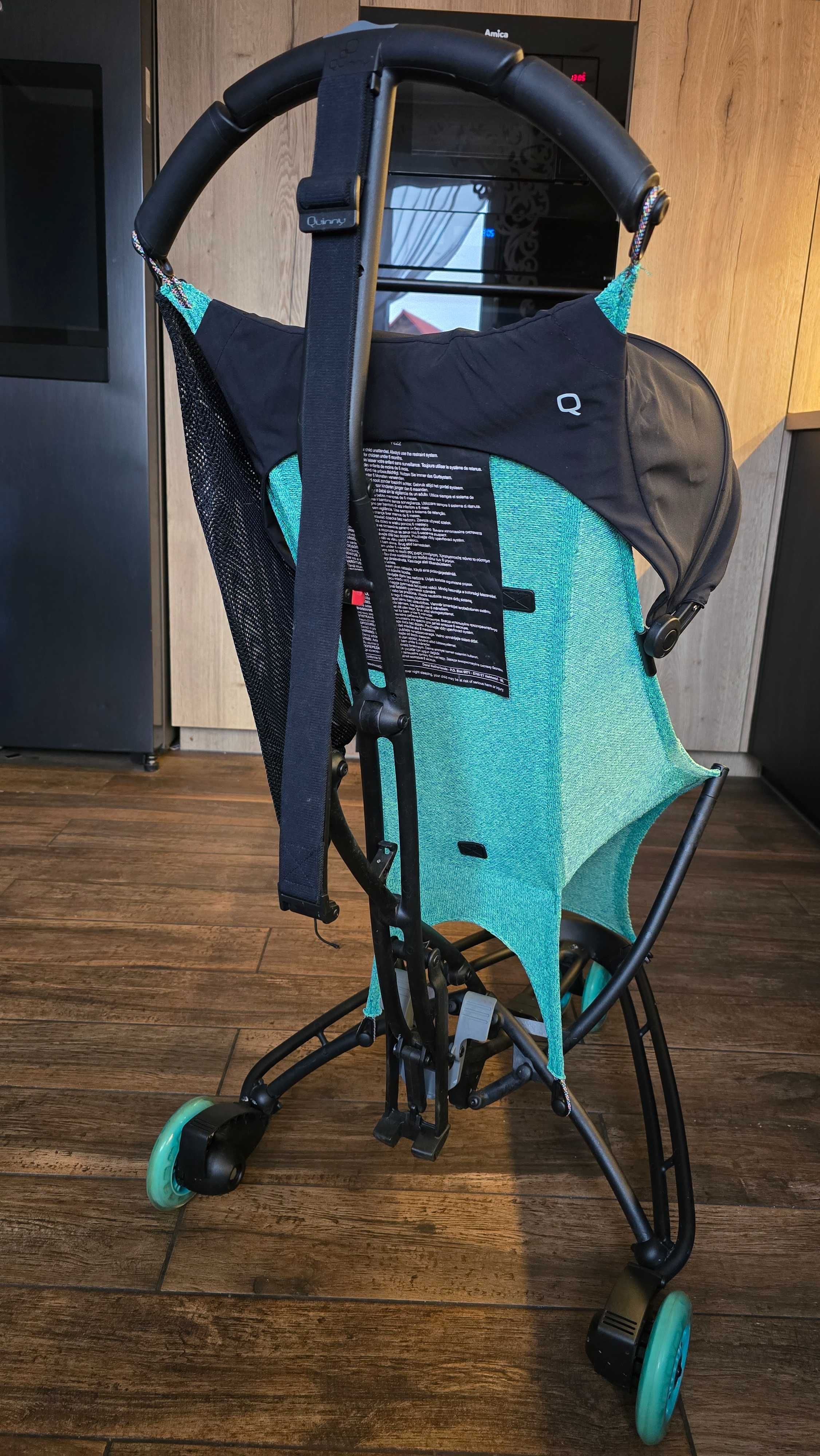 Quinny Yezz Air Aqua wózek hamak, spacerówka, parasolka,