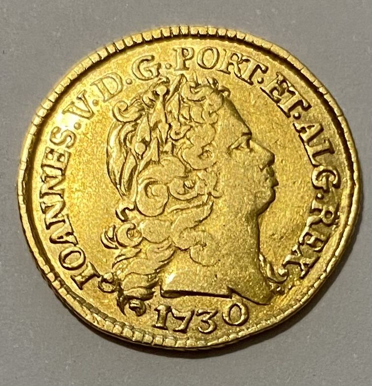 Moeda ouro D. JOAO V Escudo 1730