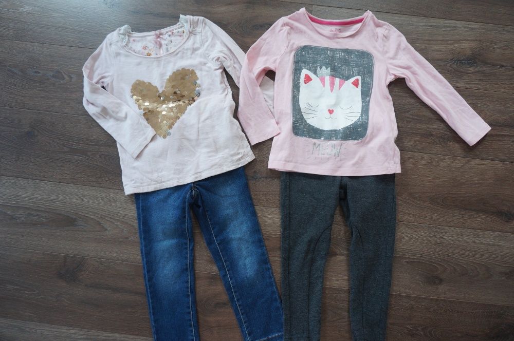 Zestaw f&f i kappahl spodenki i bluzeczka tregginsy jak nowe r.98