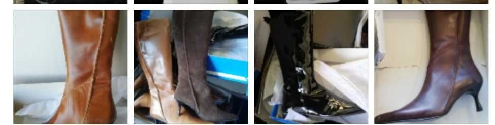 Botas de mulher novas. Liquidação. Vários números