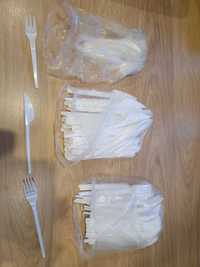 Sztućce plastikowe - noże widelce widelczyki