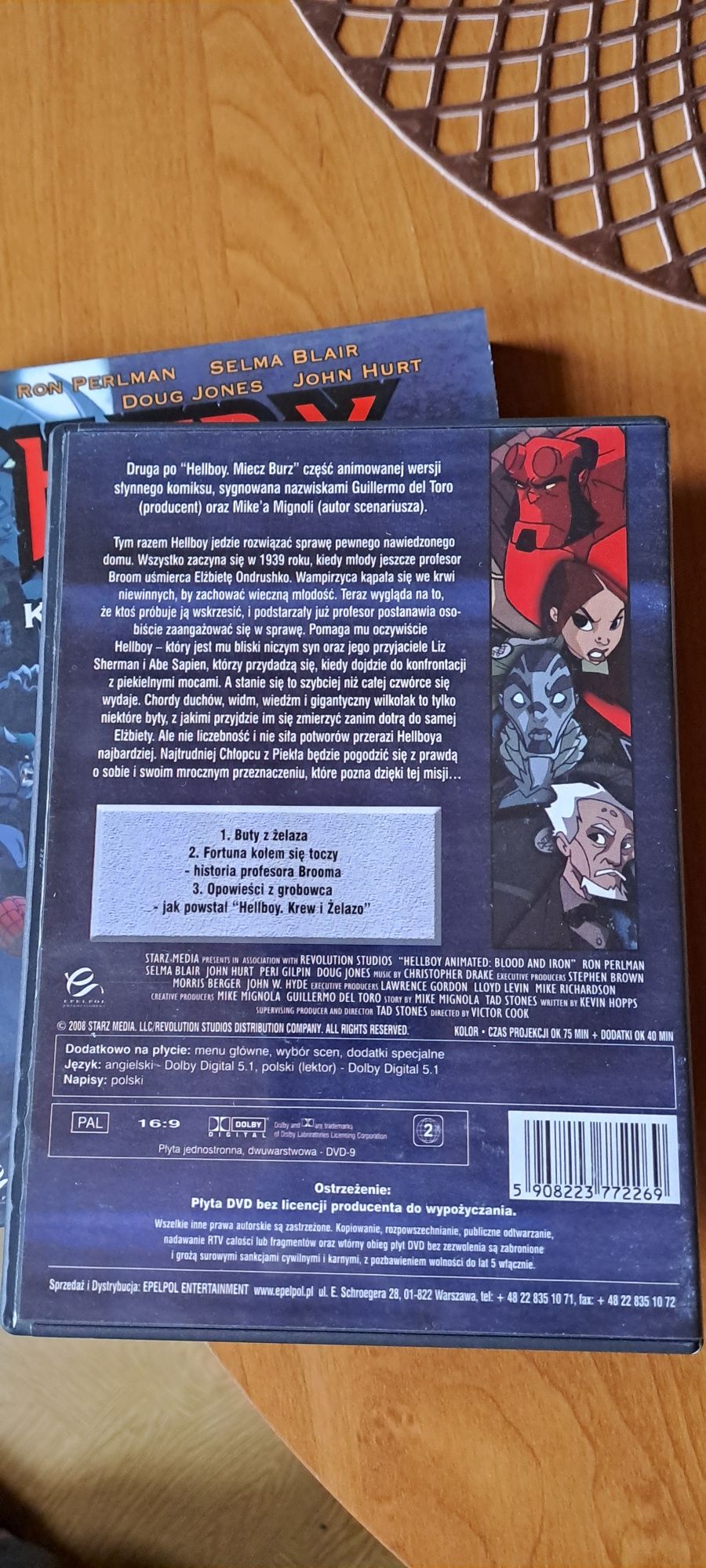 Hellboy Krew i Żelazo dvd