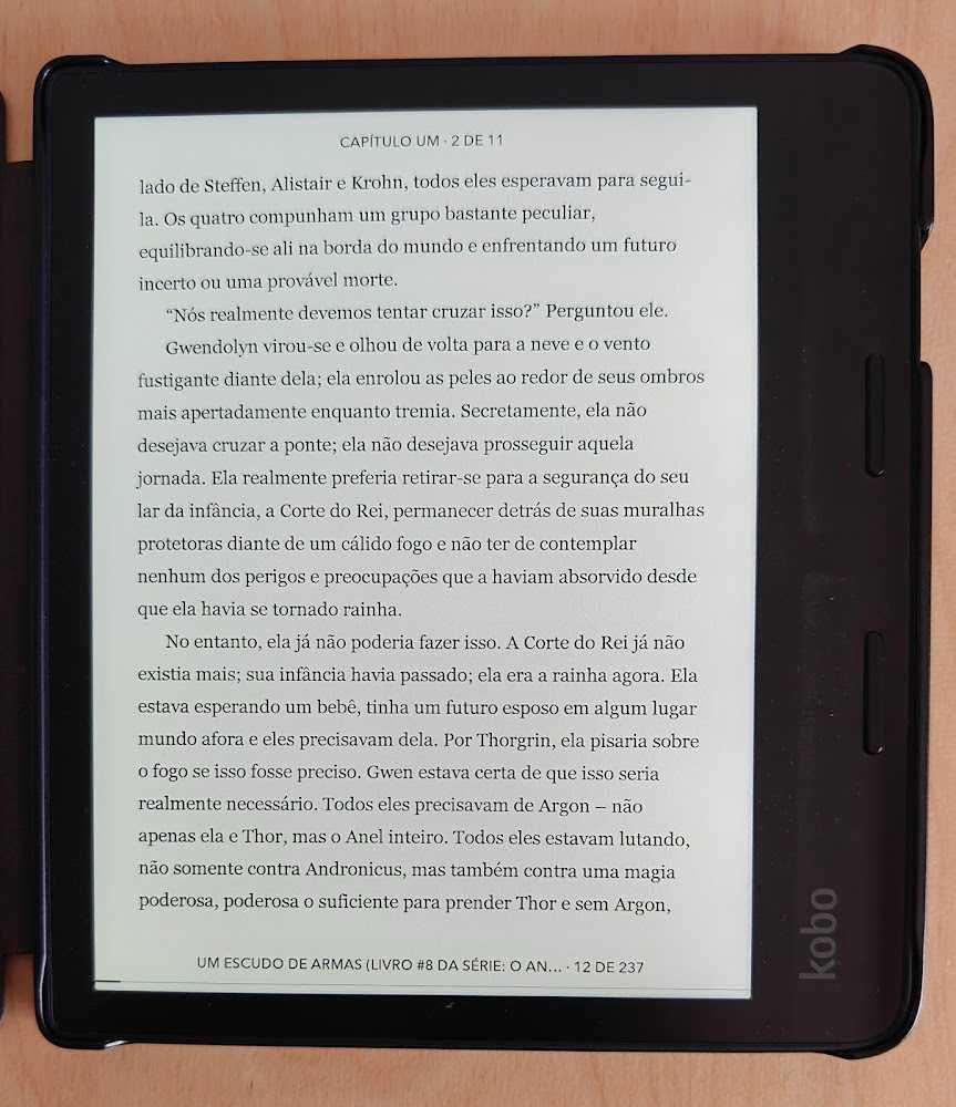 Kobo Sage novo nunca foi usado com capa Wake up/Sleep