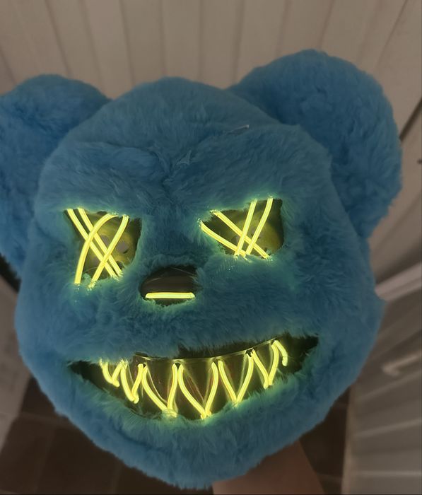 Maska led miś nowa