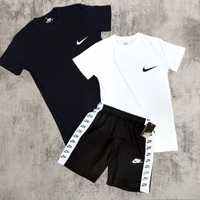Стильный мужской спортивный костюм 2 футболки и шорты Nike