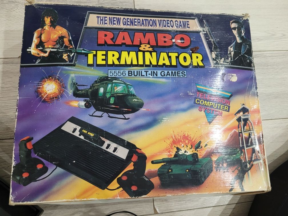 Konsola do gier Rambo&Terminator 1994r. Nowa