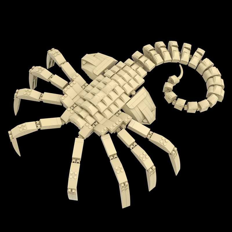 Klocki Konstrukcyjne Alien Twarzołap - Facehugger Alien vs Predator