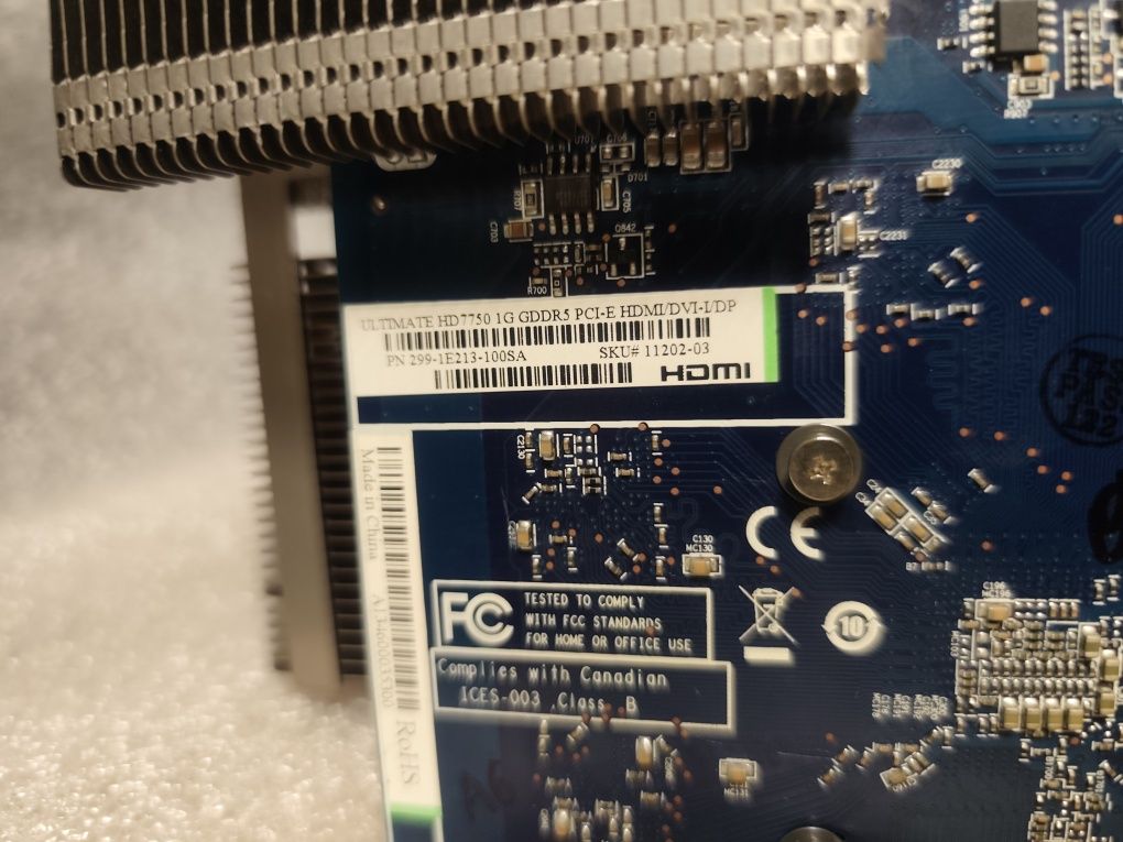 Відеокарта Sapphire Ultimate Radeon HD7750 1Gb DDR5 С, 1HDMI, 1DVI