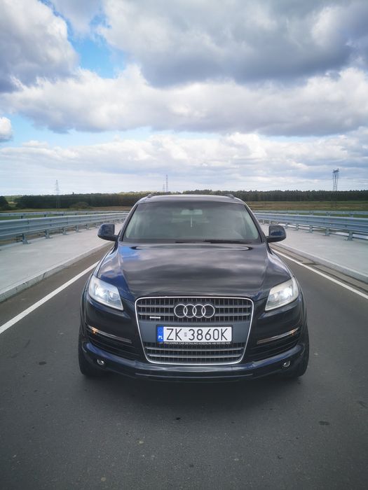 Audi q7 3.0 tdi czarna czarne skóry ew. zamiana na skuter wodny