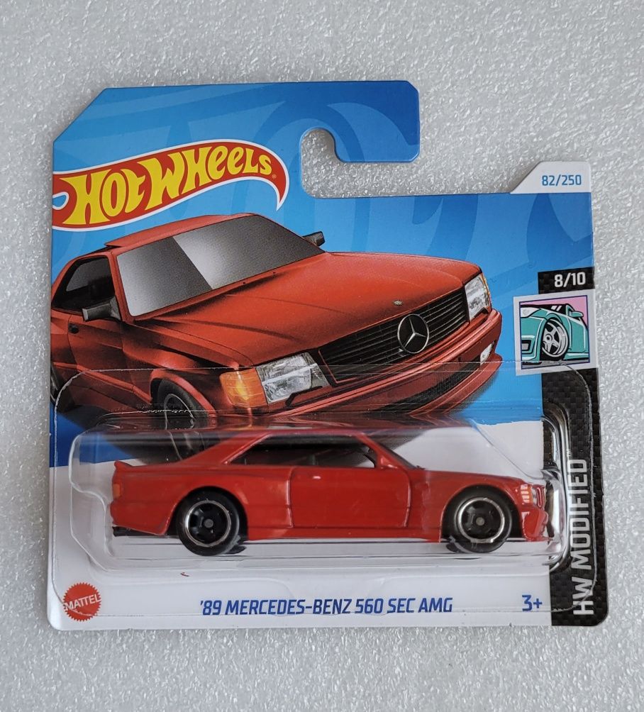 Mercedes Benz 560 Sec Amg red Hot Wheels