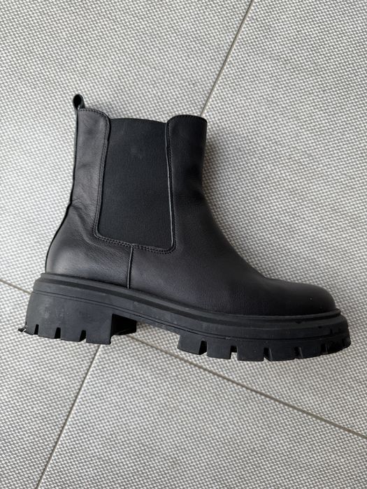 Челсі чорні шкіряні Tuto vzuto