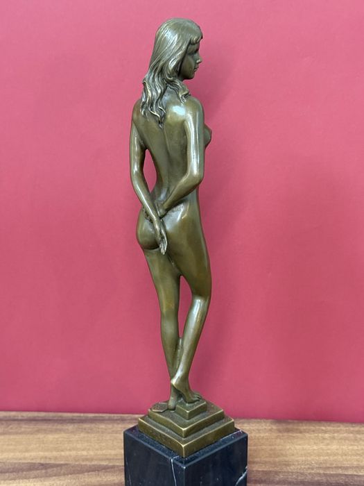 Бронзовая статуэтка, фигурка, скульптура, эротика, мрамор