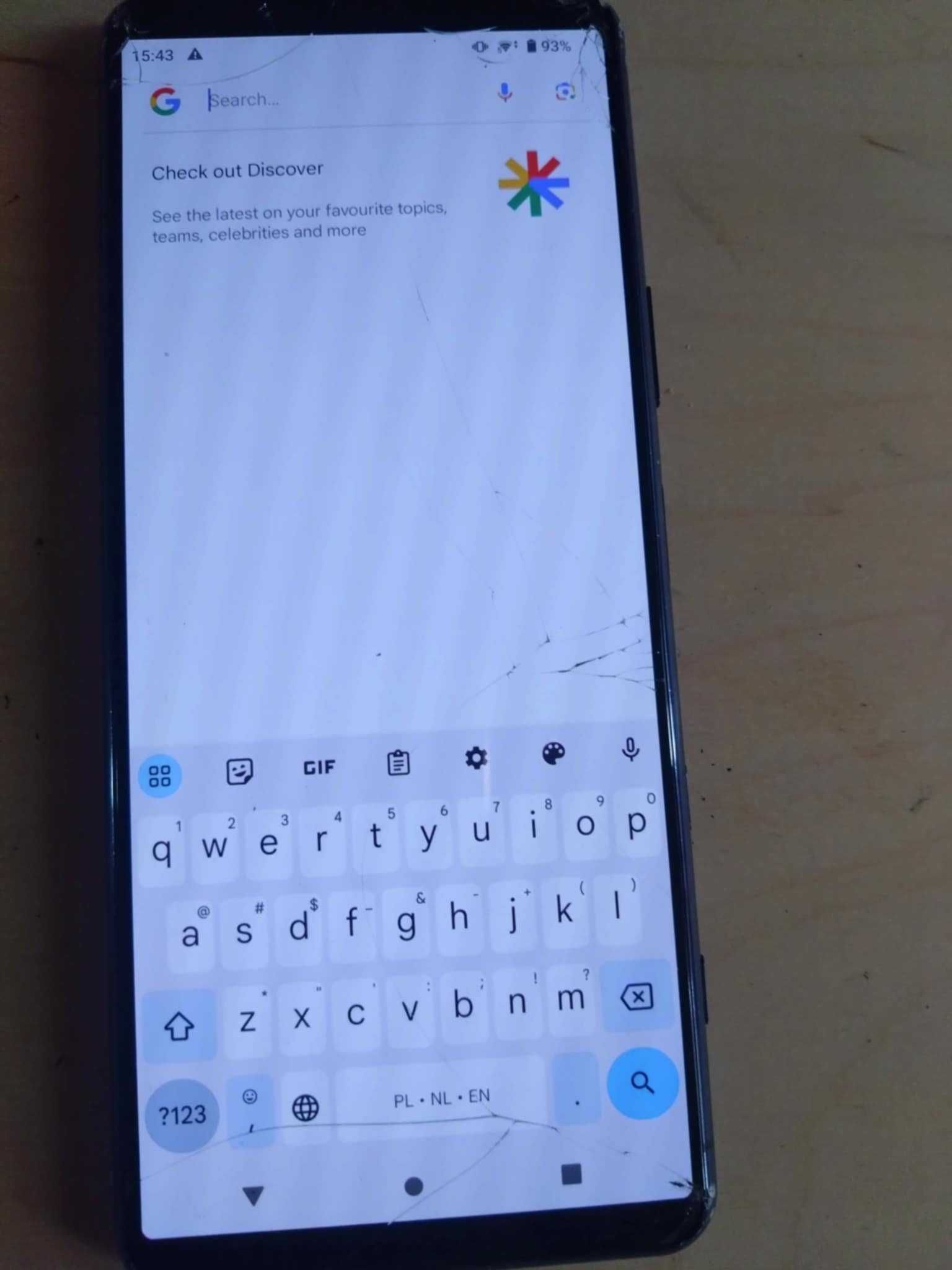 Sony Xperia 5 II - poobijana