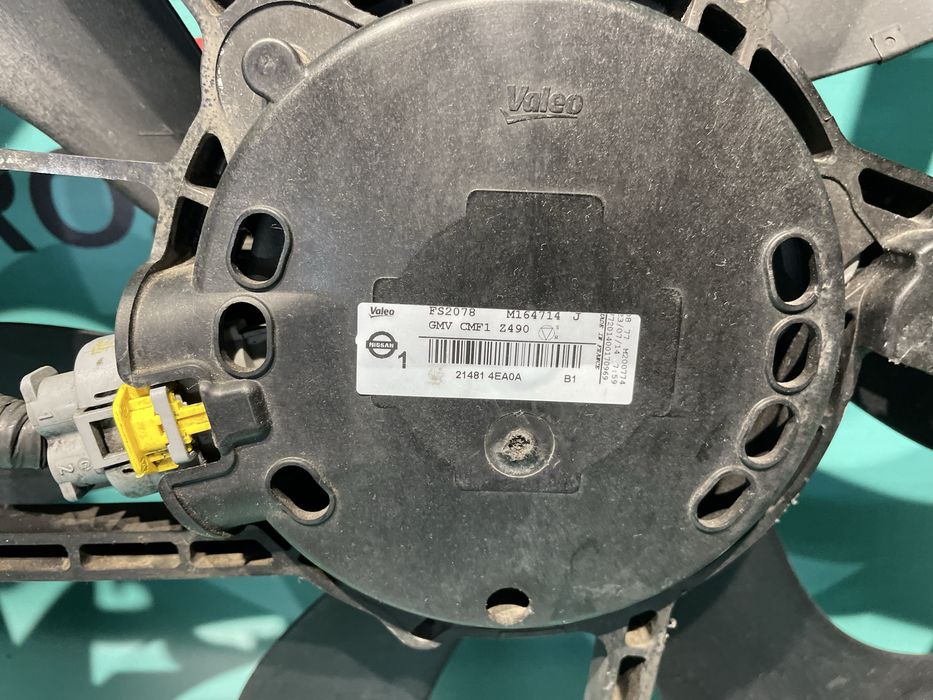 Вентилятор радіатора Nissan Qashqai j11 вентилятори 214814EB0A