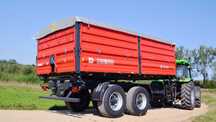 Metal-Fach T755  Przyczepa rolnicza tandem T755 14 ton