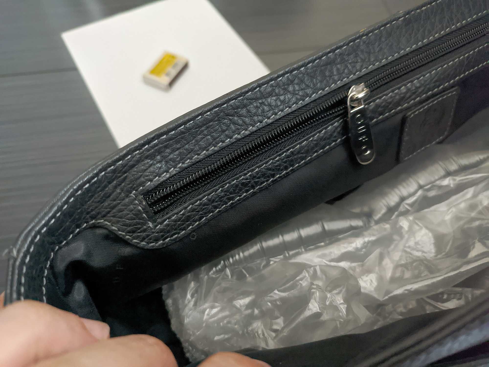 ! Крутой Кожаный Мужской Портфель Шкіряний сумка дипломат кейс саквояж