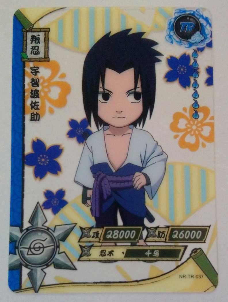 Karta Naruto TCG Kayou Sasuke Uchiha - NR-TR-037