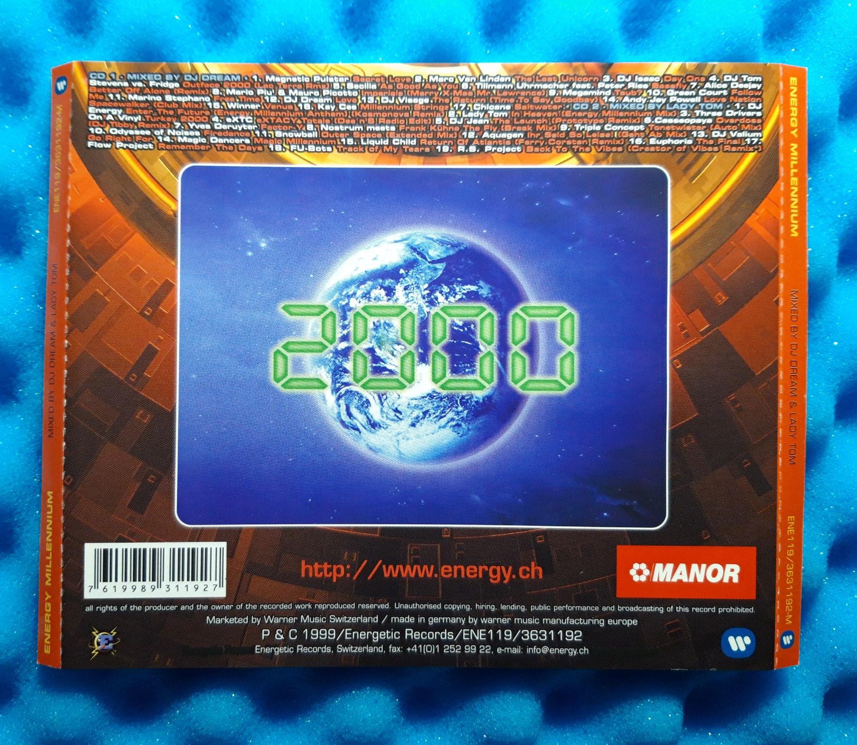 DJ Dream & Lady Tom - Energy 99 - Millennium (2xCD, 1999)