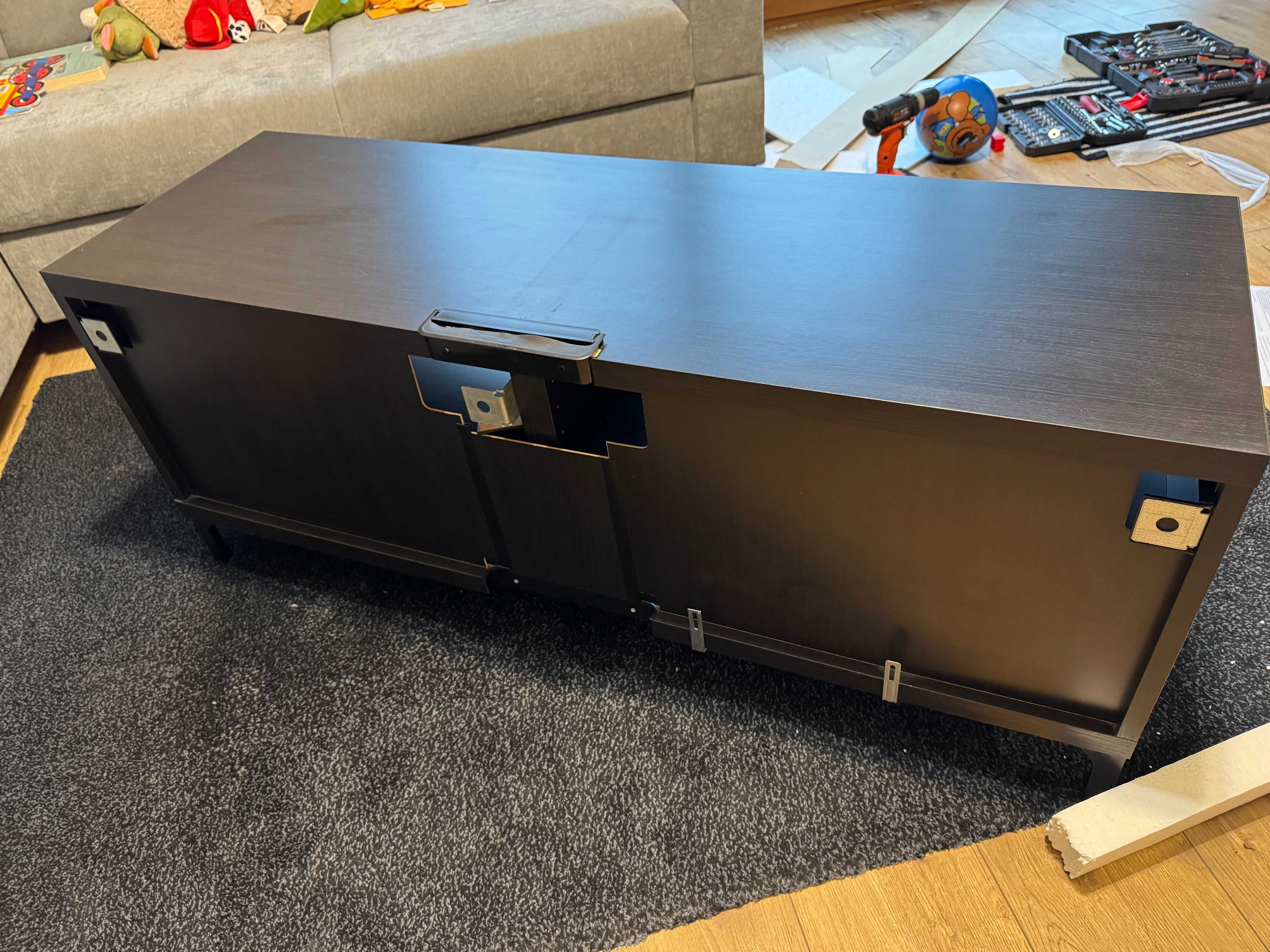 Szafka RTV Ikea Besta 120 cm brąz