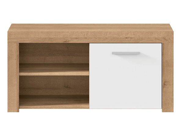Szafka na buty Balder 90 cm dąb riviera/biały połysk
