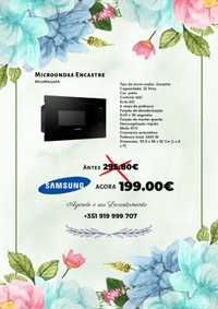 Microondas de Encastre Preto SAMSUNG