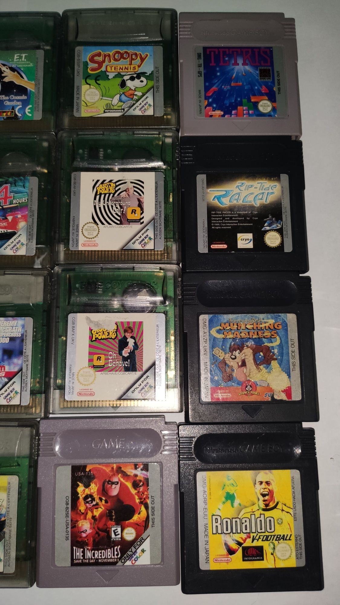 Jogos originais para game boy e gameboy color (Nintendo)
