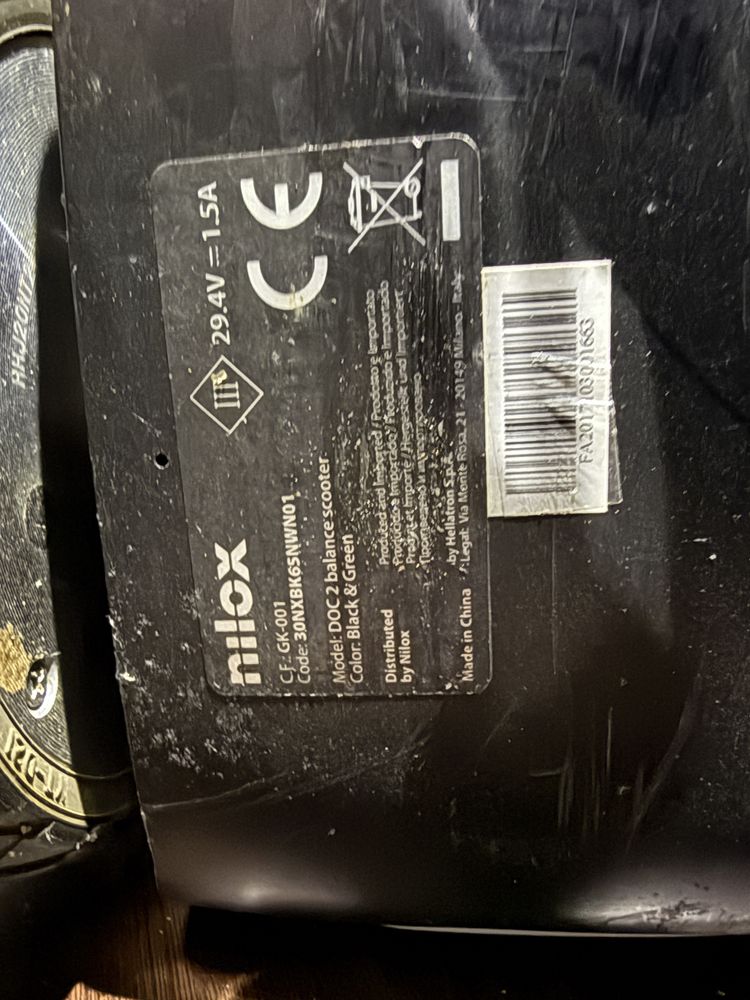 Hoverboard Nilox DOC 2 - Preto