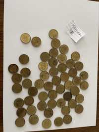 55 moedas de 5$ antigas de várias datas